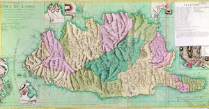 Mapa Militar de Córcega, 1768